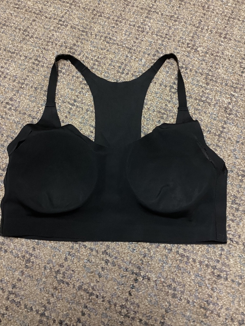 Black Seamless Racerback Bralette Size Small - Picture 4 of 5